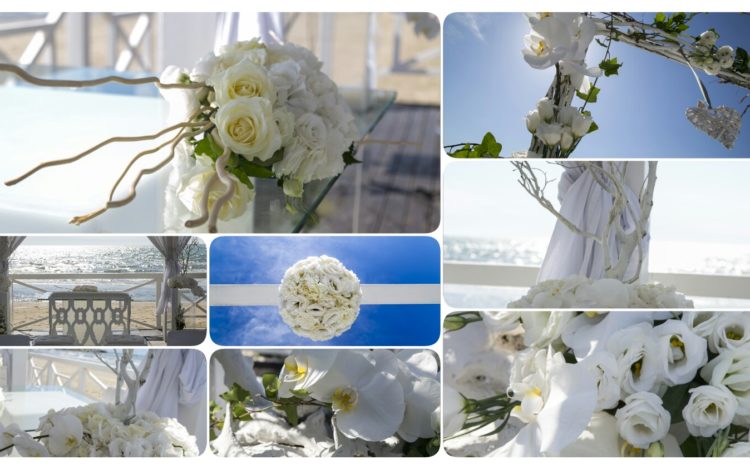 fiori al matrimonio in spiaggia