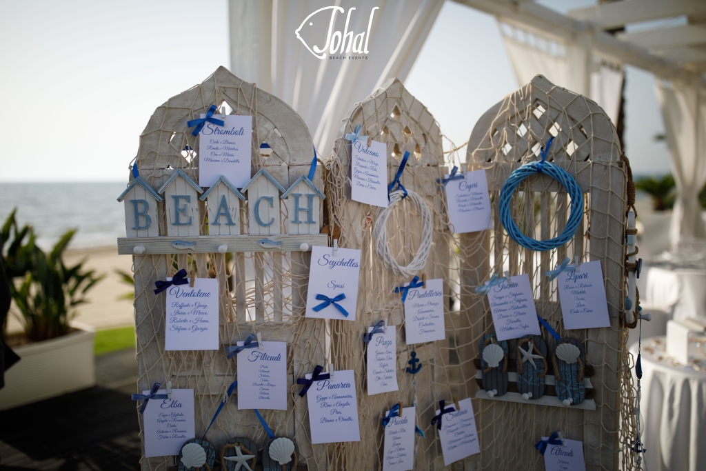 tableau de mariage a tema marino