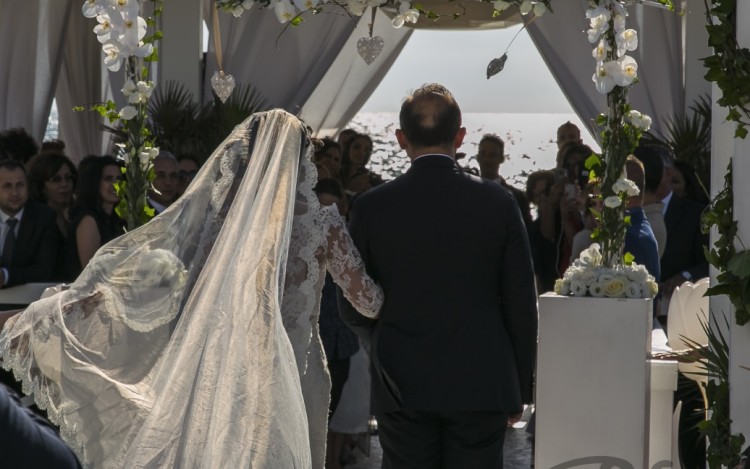 emozioni al matrimonio in spiaggia