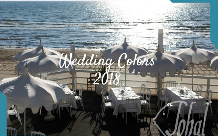 wedding colors 2018