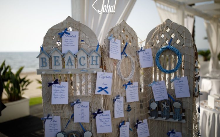 tableau de mariage a tema marino