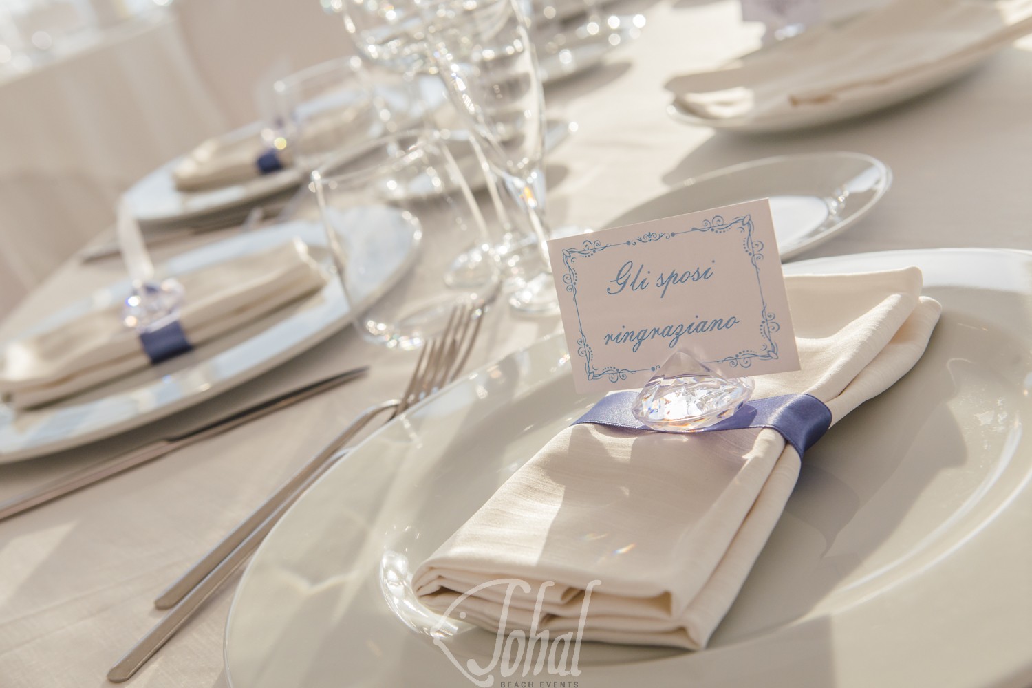 segnaposto a tavola